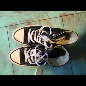 black high top converse
